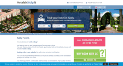 Desktop Screenshot of hotelsinsicily.it