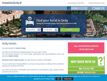 Tablet Screenshot of hotelsinsicily.it